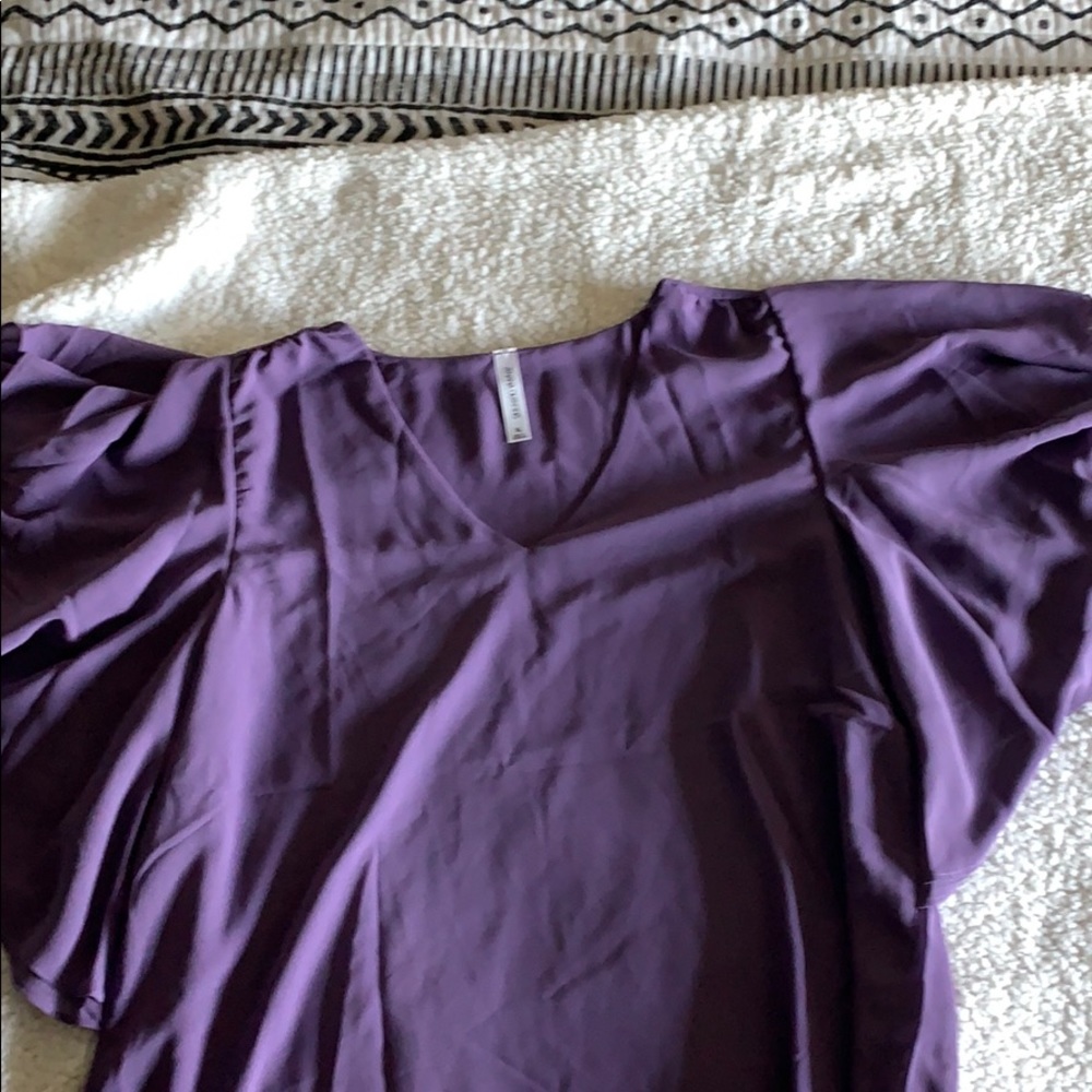 New Flowy purple blouse